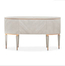 AICO Furniture St.Charles Vanity Desk in Dove Gray - Furniture Now (CA)