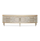 AICO Furniture St.Charles Media Cabinet in Dove Gray - Furniture Now (CA)
