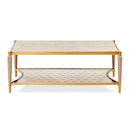 AICO Furniture St.Charles Rectangular Cocktail Table in Dove Gray - Furniture Now (CA)