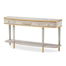AICO Furniture St.Charles Console Table in Dove Gray image