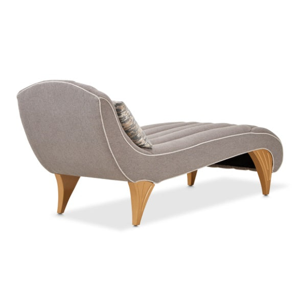 AICO Furniture St.Charles Chaise in Dove Gray - Furniture Now (CA)