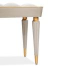 AICO Furniture St.Charles Accent Bench in Dove Gray - Furniture Now (CA)