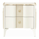 AICO Furniture La Marisia Nightstand in Creamy Pearl - Furniture Now (CA)