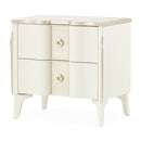 AICO Furniture La Marisia Nightstand in Creamy Pearl - Furniture Now (CA)