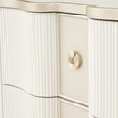 AICO Furniture La Marisia Nightstand in Creamy Pearl - Furniture Now (CA)