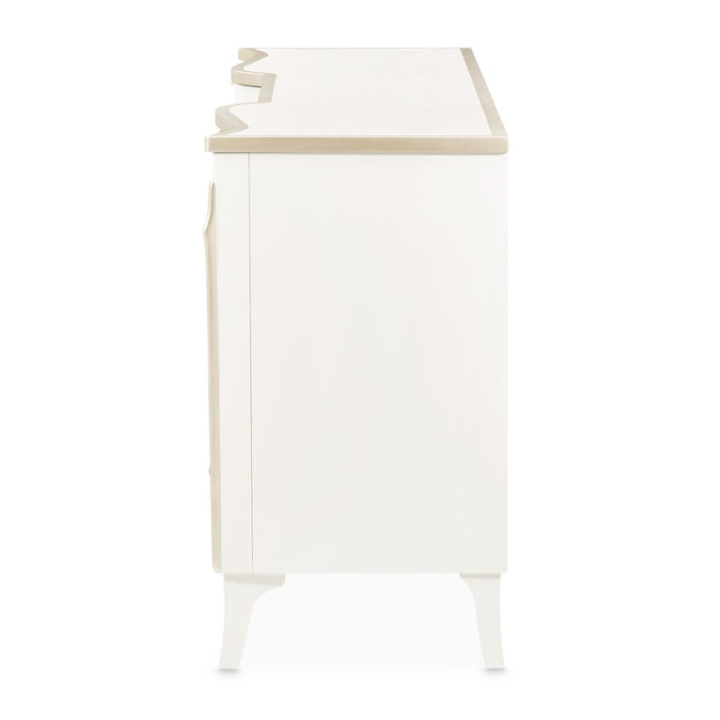 AICO Furniture La Marisia Dresser in Creamy Pearl - Furniture Now (CA)