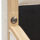 AICO Furniture Camellia Field King Upholstered Panel Bed in Caramel - Furniture Now (CA)