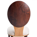 AICO Furniture Camellia Field Side Chair (Set of 2) in Warm Pecan - Furniture Now (CA)