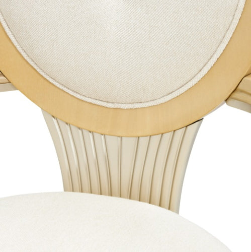 AICO Furniture Camellia Field Arm Chair (Set of 2) in Caramel - Furniture Now (CA)