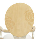 AICO Furniture Camellia Field Arm Chair (Set of 2) in Caramel - Furniture Now (CA)