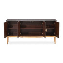 AICO Furniture Camellia Field Sideboard in Warm Pecan - Furniture Now (CA)