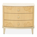 AICO Furniture Camellia Field Nightstand in Caramel - Furniture Now (CA)