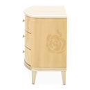 AICO Furniture Camellia Field Nightstand in Caramel - Furniture Now (CA)