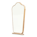 AICO Furniture Camellia Field Vanity Mirror in Warm Pecan - Furniture Now (CA)