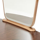 AICO Furniture Camellia Field Vanity Mirror in Warm Pecan - Furniture Now (CA)
