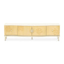 AICO Furniture Camellia Field Media Cabinet in Caramel - Furniture Now (CA)