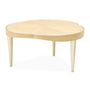 AICO Furniture Camellia Field Cocktail Table in Caramel - Furniture Now (CA)