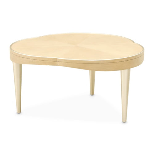 AICO Furniture Camellia Field Cocktail Table in Caramel - Furniture Now (CA)