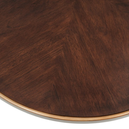 AICO Furniture Camellia Field Cocktail Table in Warm Pecan - Furniture Now (CA)