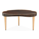 AICO Furniture Camellia Field Cocktail Table in Warm Pecan - Furniture Now (CA)