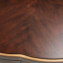 AICO Furniture Camellia Field End Table in Warm Pecan - Furniture Now (CA)