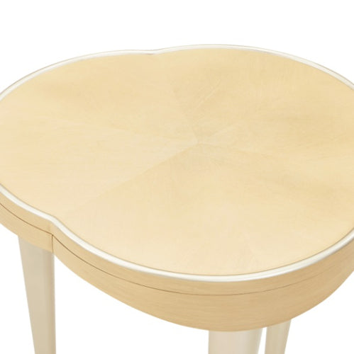 AICO Furniture Camellia Field Chairside Table in Caramel - Furniture Now (CA)