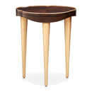 AICO Furniture Camellia Field Chairside Table in Warm Pecan - Furniture Now (CA)