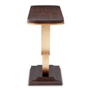 AICO Furniture Camellia Field Console Table in Warm Pecan - Furniture Now (CA)