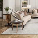 AICO Furniture Camellia Field Console Table in Warm Pecan - Furniture Now (CA)