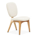 AICO Furniture Camellia Field Vanity Chair in Warm Pecan - Furniture Now (CA)