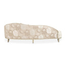 AICO Furniture Camellia Field Asymmetrical Sofa in Caramel - Furniture Now (CA)