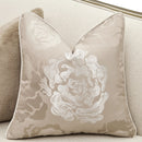 AICO Furniture Camellia Field Armless Chair Linen in Caramel - Furniture Now (CA)