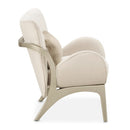 AICO Furniture Camellia Field Accent Chair Ivory in Caramel - Furniture Now (CA)