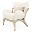 AICO Furniture Camellia Field Accent Chair Ivory in Caramel - Furniture Now (CA)