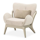 AICO Furniture Camellia Field Accent Chair Ivory in Caramel image