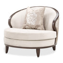 AICO Furniture Camellia Field Matching Chair in Warm Pecan - Furniture Now (CA)