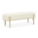 AICO Furniture Camellia Field Bench in Caramel image