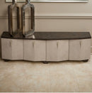 AICO Furniture Fantosini Media Cabinet in Silver Mist image