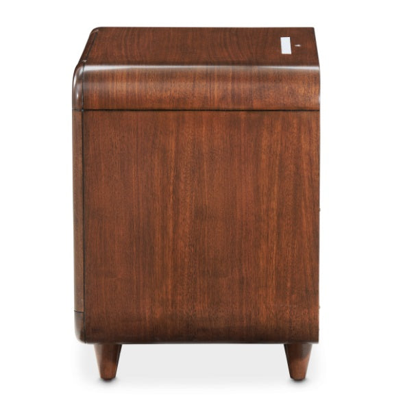 AICO Furniture Mason Park Nightstand in Umber - Furniture Now (CA)
