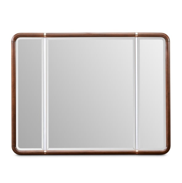 AICO Furniture Mason Park Dresser Mirror in Umber - Furniture Now (CA)