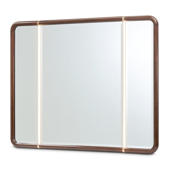 AICO Furniture Mason Park Dresser Mirror in Umber - Furniture Now (CA)