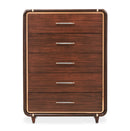 AICO Furniture Mason Park Gentelmen's Chest in Umber - Furniture Now (CA)