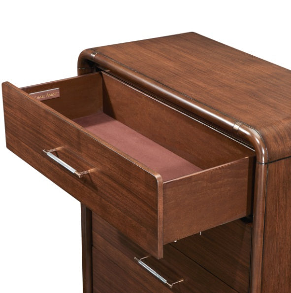 AICO Furniture Mason Park Gentelmen's Chest in Umber - Furniture Now (CA)