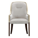 AICO Furniture Houston Assmebled Arm Chair in Walnut - Furniture Now (CA)
