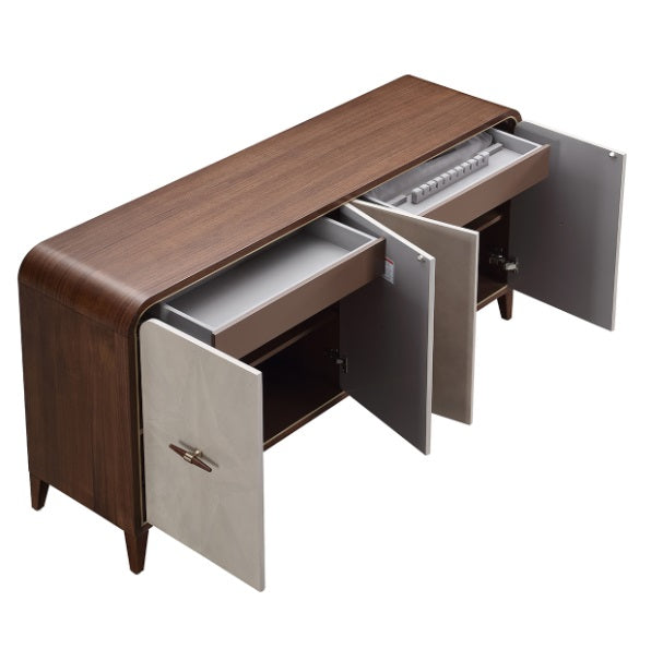 AICO Furniture Houston Sideboard in Walnut - Furniture Now (CA)