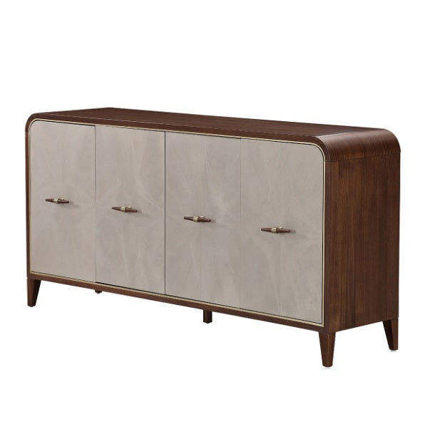 AICO Furniture Houston Sideboard in Walnut - Furniture Now (CA)