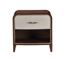 AICO Furniture Houston Small Nightstand in Walnut - Furniture Now (CA)