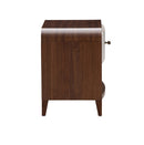 AICO Furniture Houston Small Nightstand in Walnut - Furniture Now (CA)