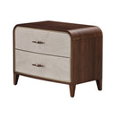 AICO Furniture Houston Large Nightstand in Walnut image