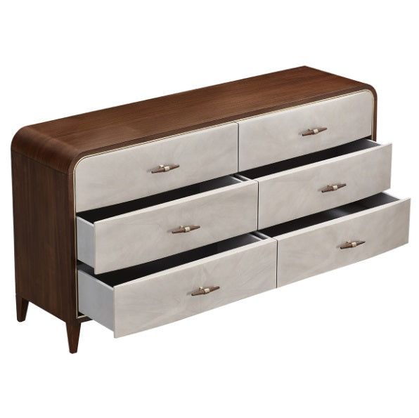 AICO Furniture Houston Dresser in Walnut - Furniture Now (CA)